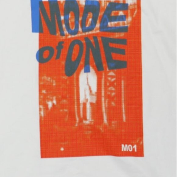 Mode of One MO1 Graphic Print Hoodie w/Kangaroo Pocket Men's Sweatshirt Size L - Picture 8 of 8